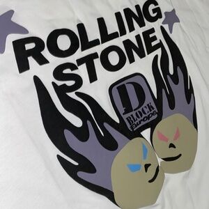 Broken Planet Rolling Stone Tee Shirt - Size Large